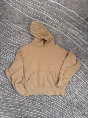 WeWoreWhat Camel / Beige Pullover Hoodie